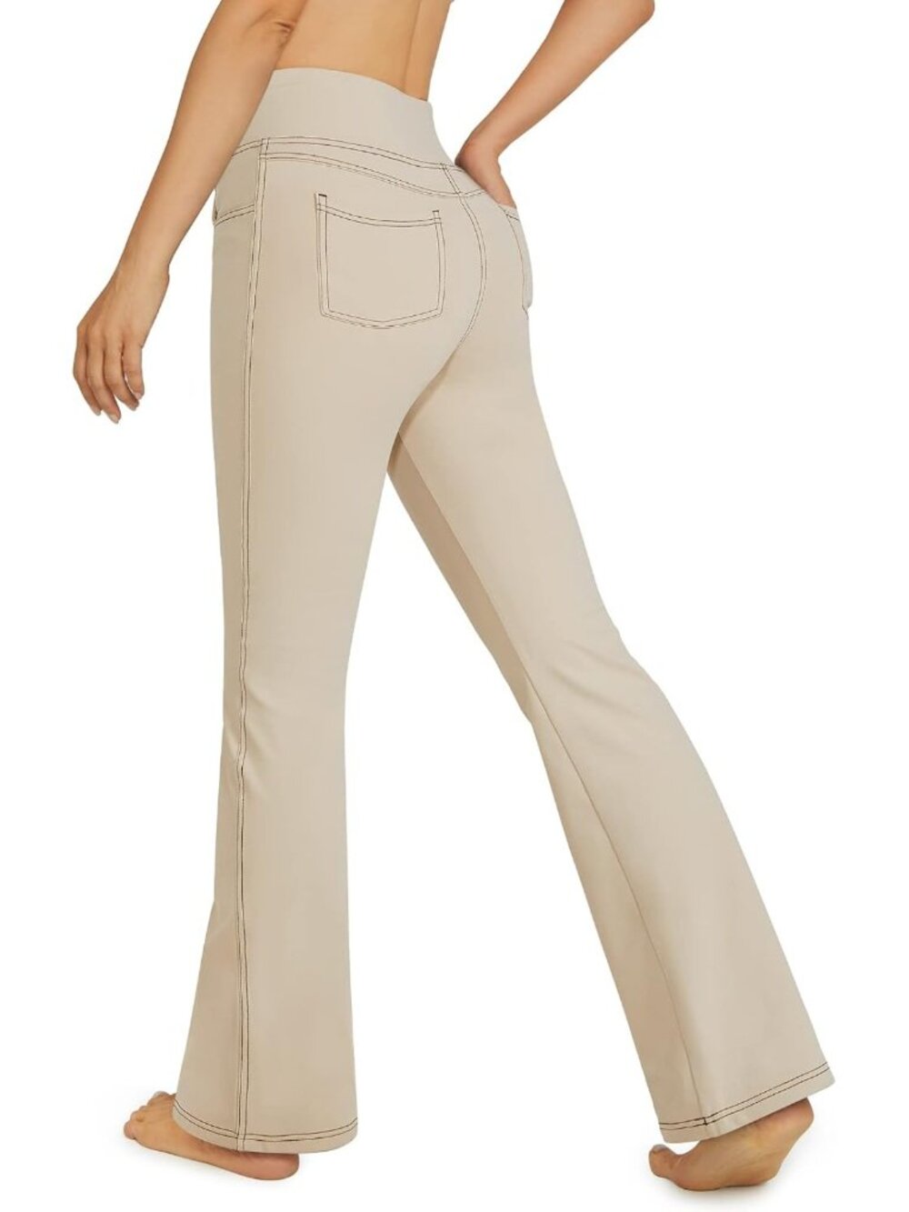 Stylish Bootcut Yoga Pants for Women | Flare Leggings with 4 Pockets